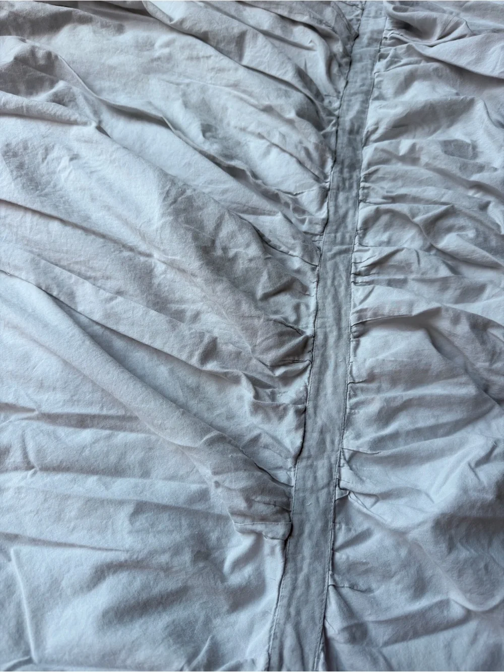 Pottery Barn Light Gray Duvet Cover